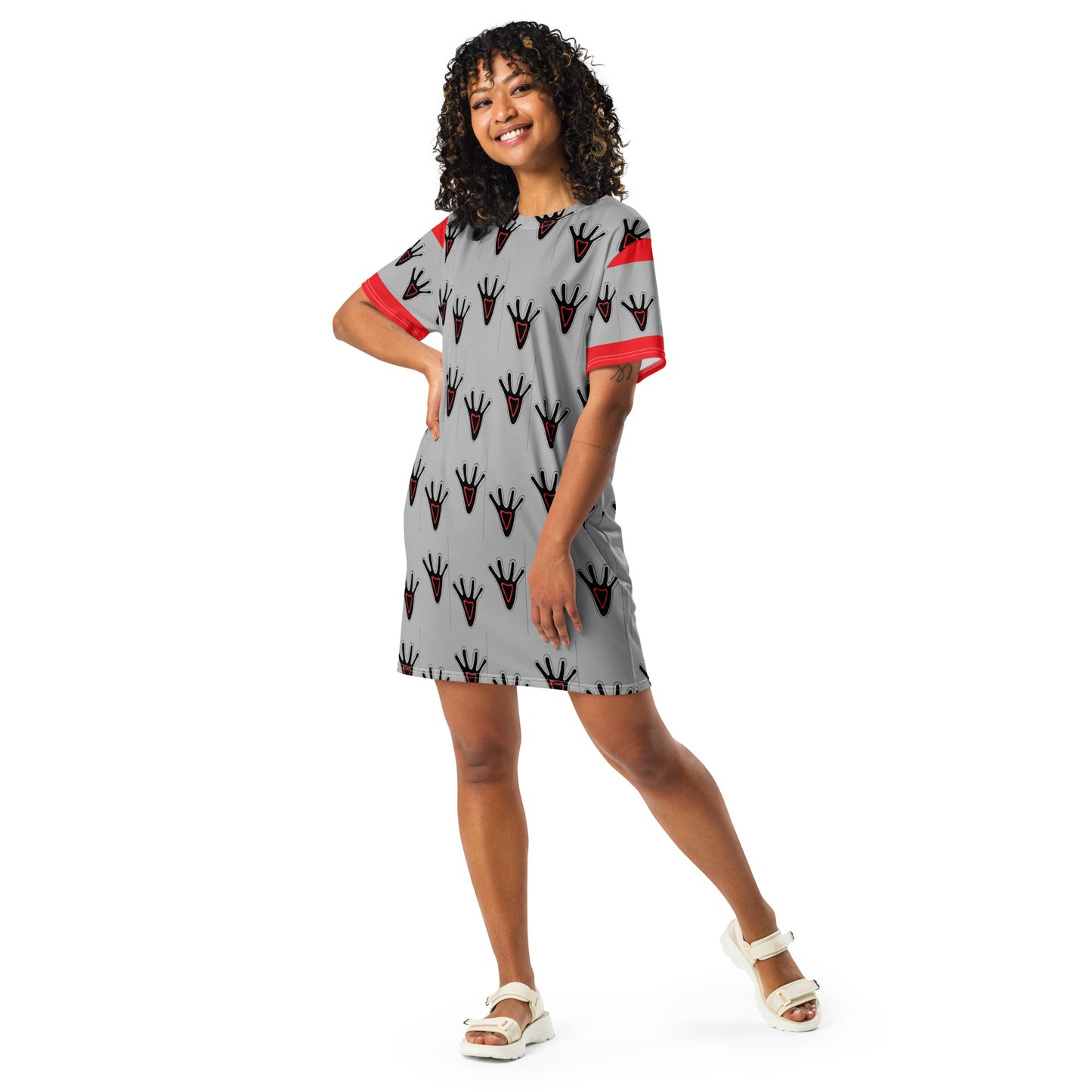Wotko Tracks T-shirt dress