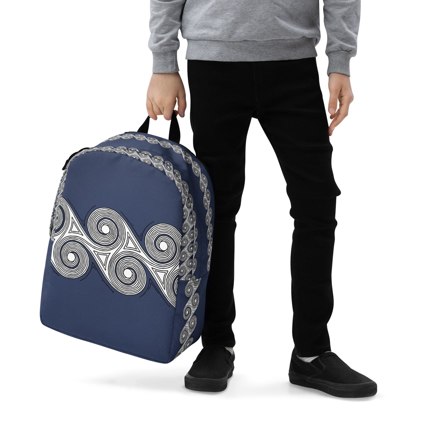 Backpack Navy Swirls