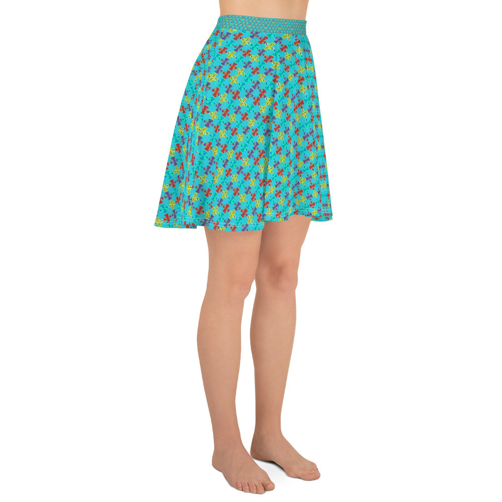 Skater Skirt Double Headed Woodpecker