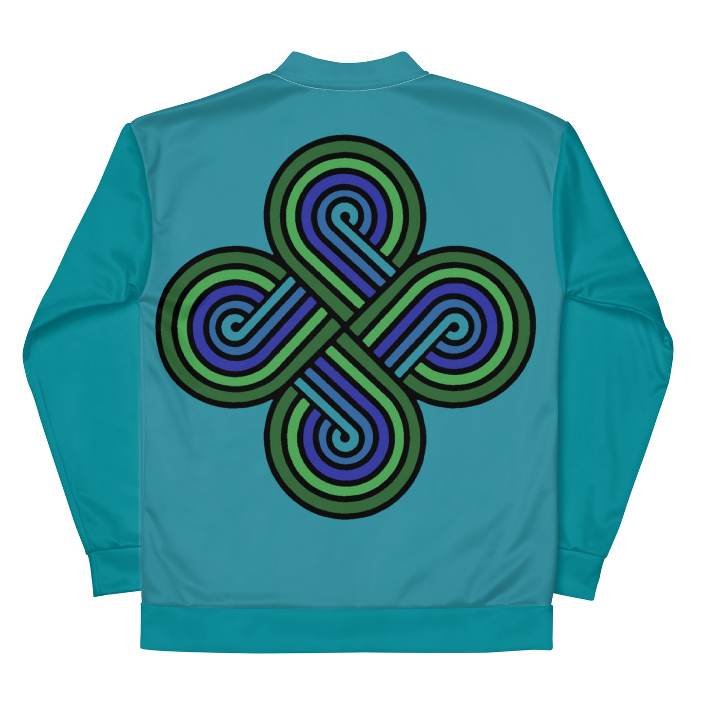 Bomber Jacket 4 Directions Teal Unisex