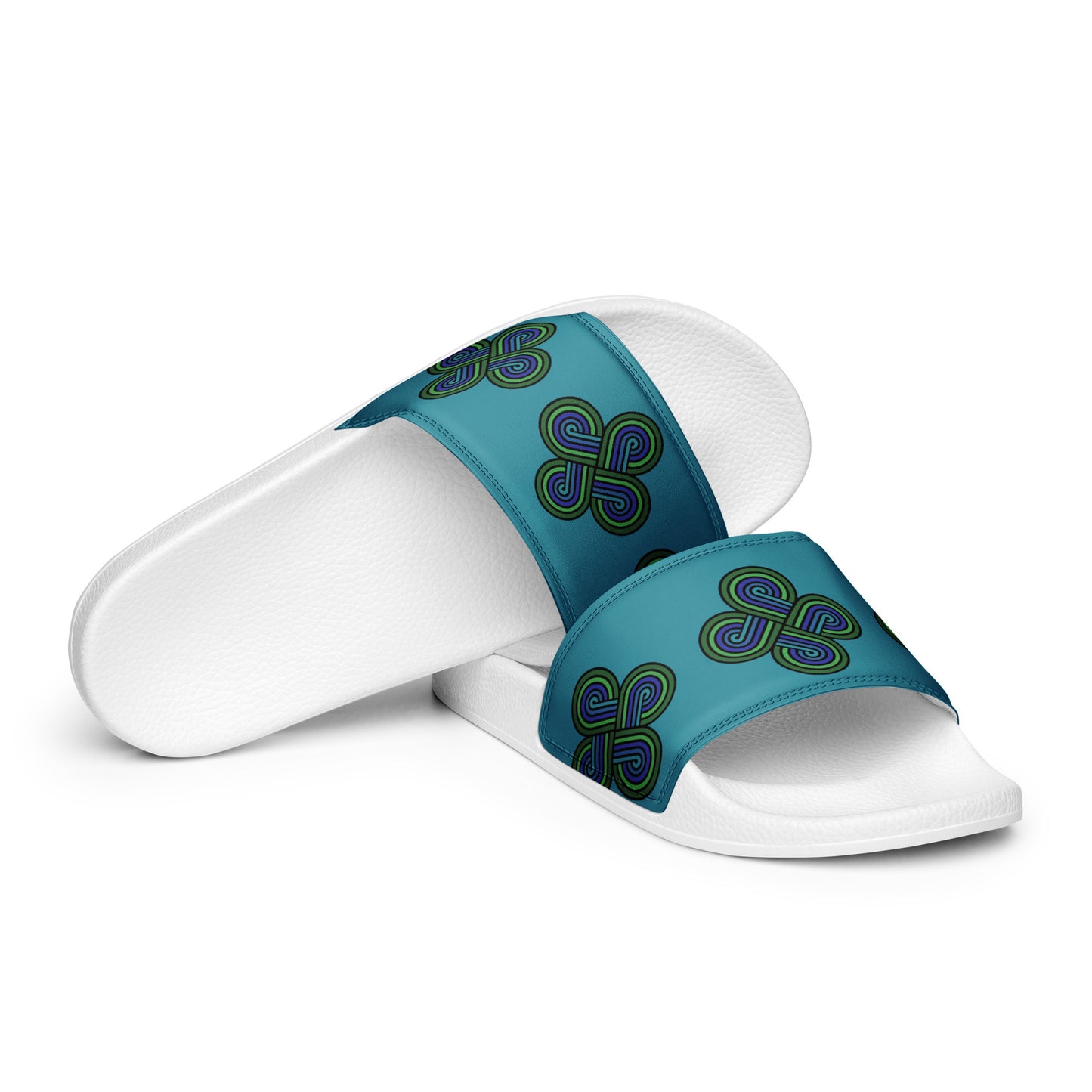 Slides 4 Directions Teal Men's