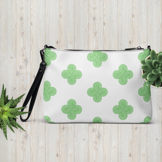 Crossbody 4 Directions Green Handbag