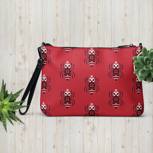 Crossbody Red Spider Handbag