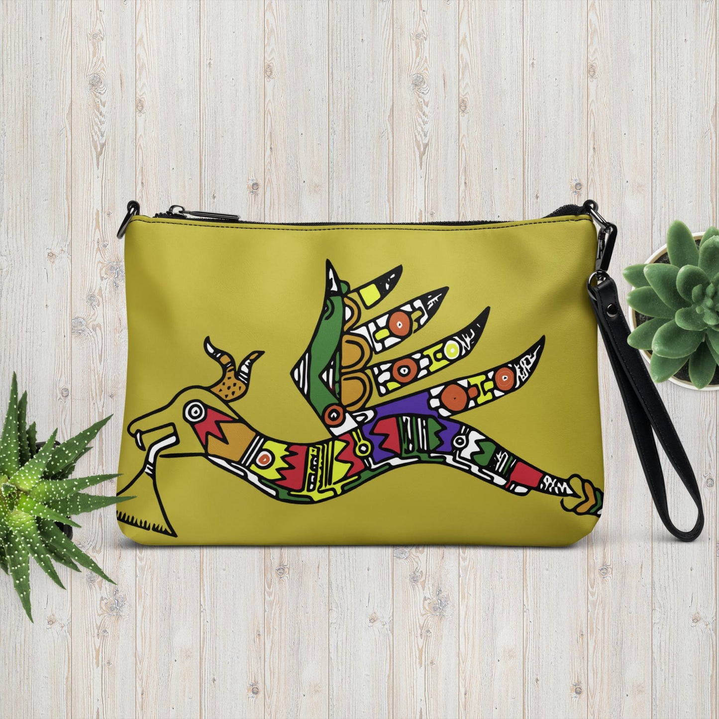 Crossbody Winged Serpent Handbag