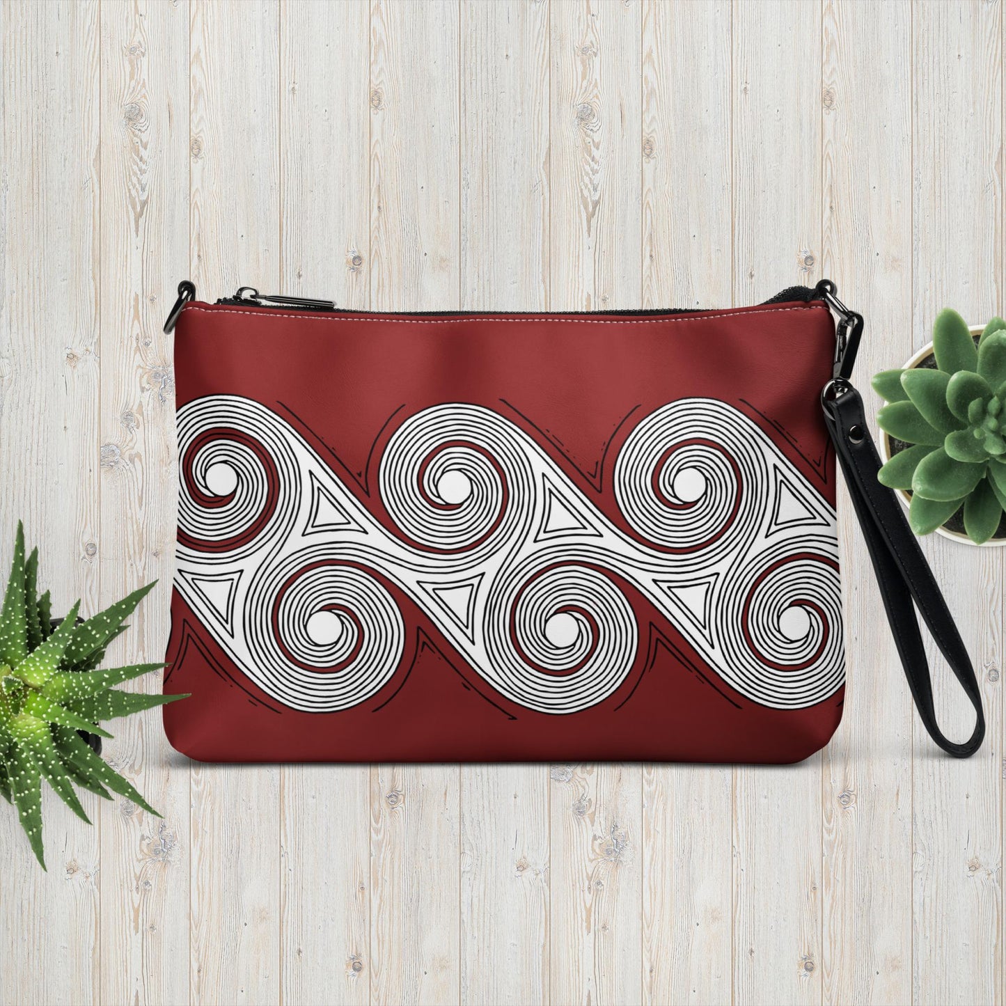 Crossbody Brick Swirls Handbag