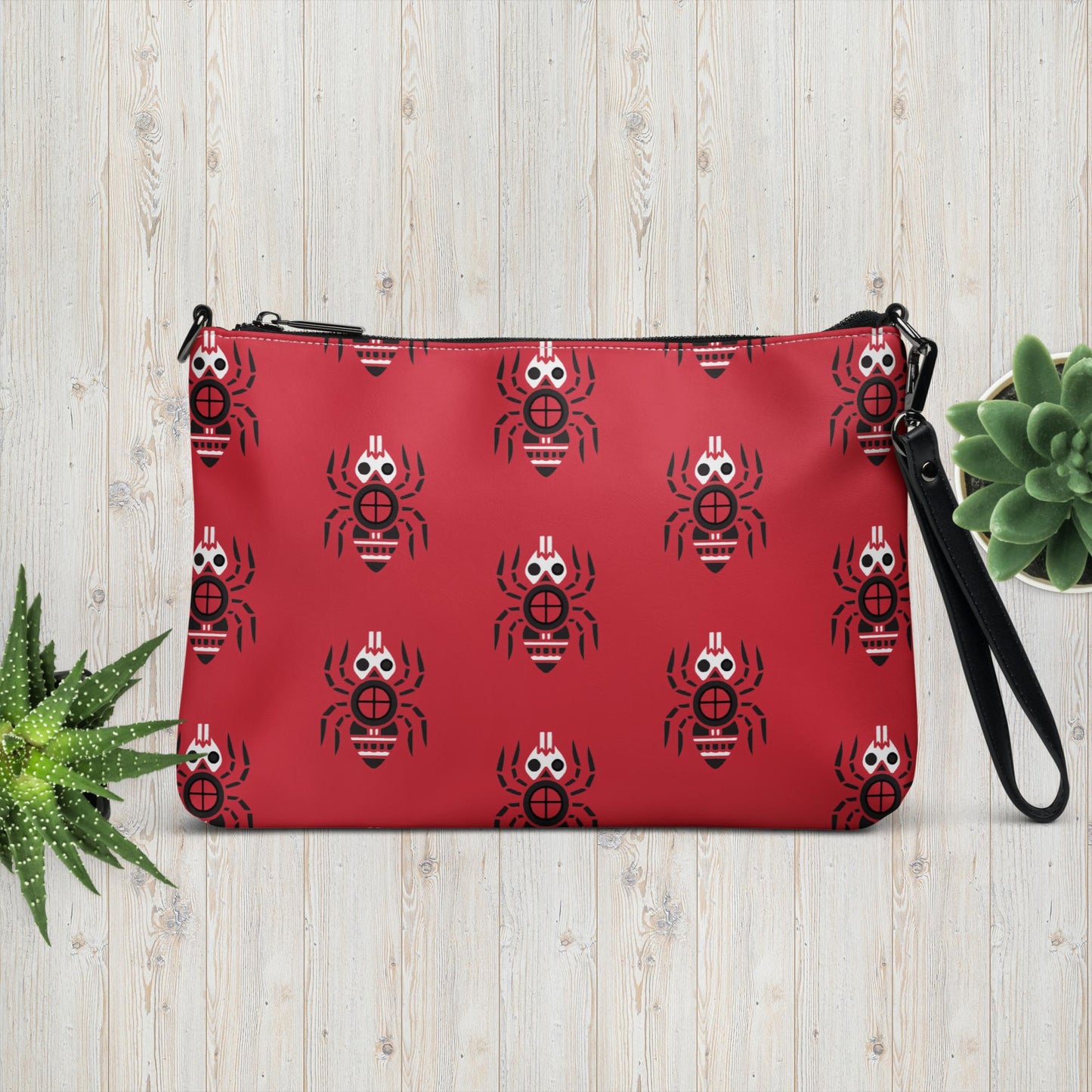 Crossbody Red Spider Handbag