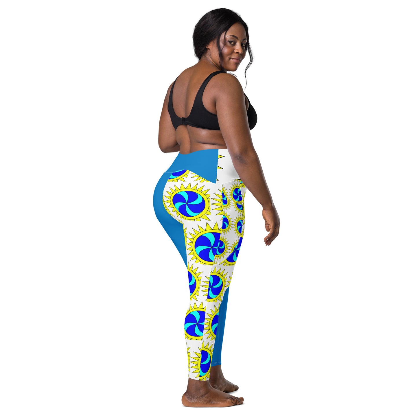 Leggins with Pockers Sun Swirl