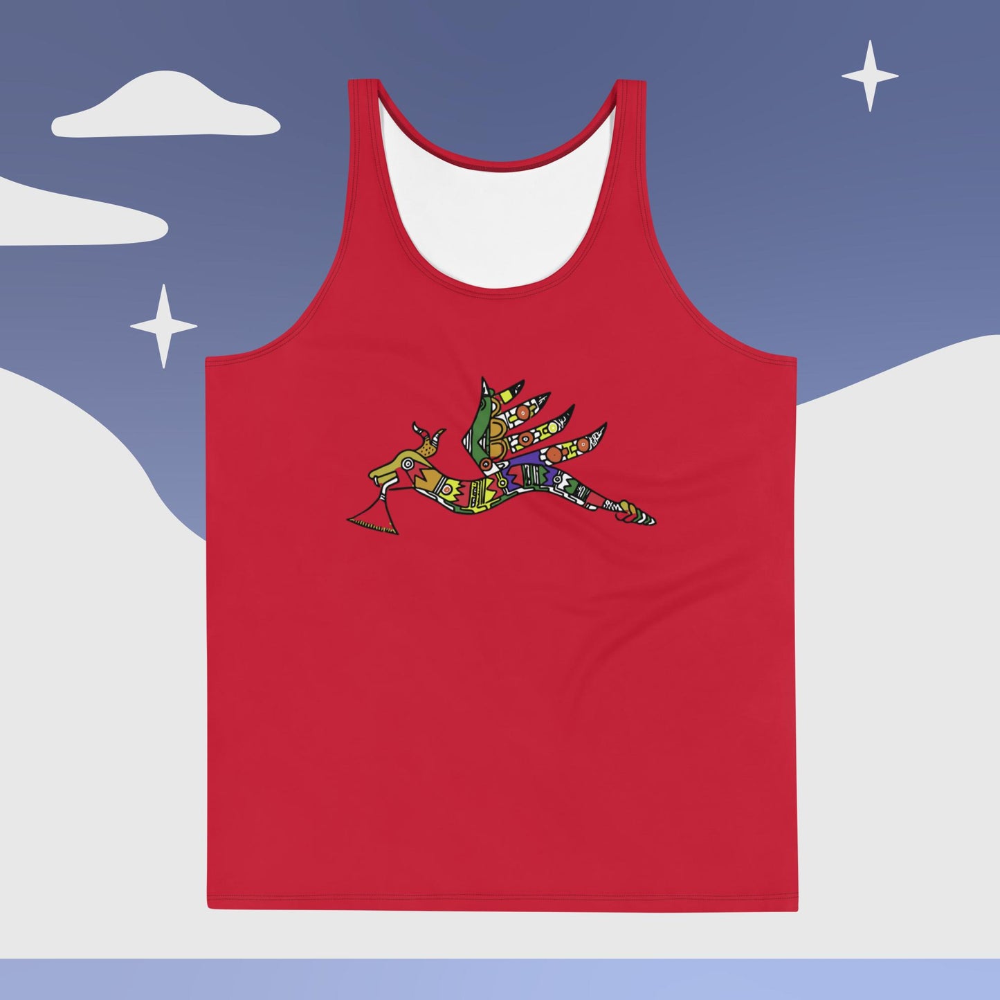 Unisex Tank Top Winged Serpent