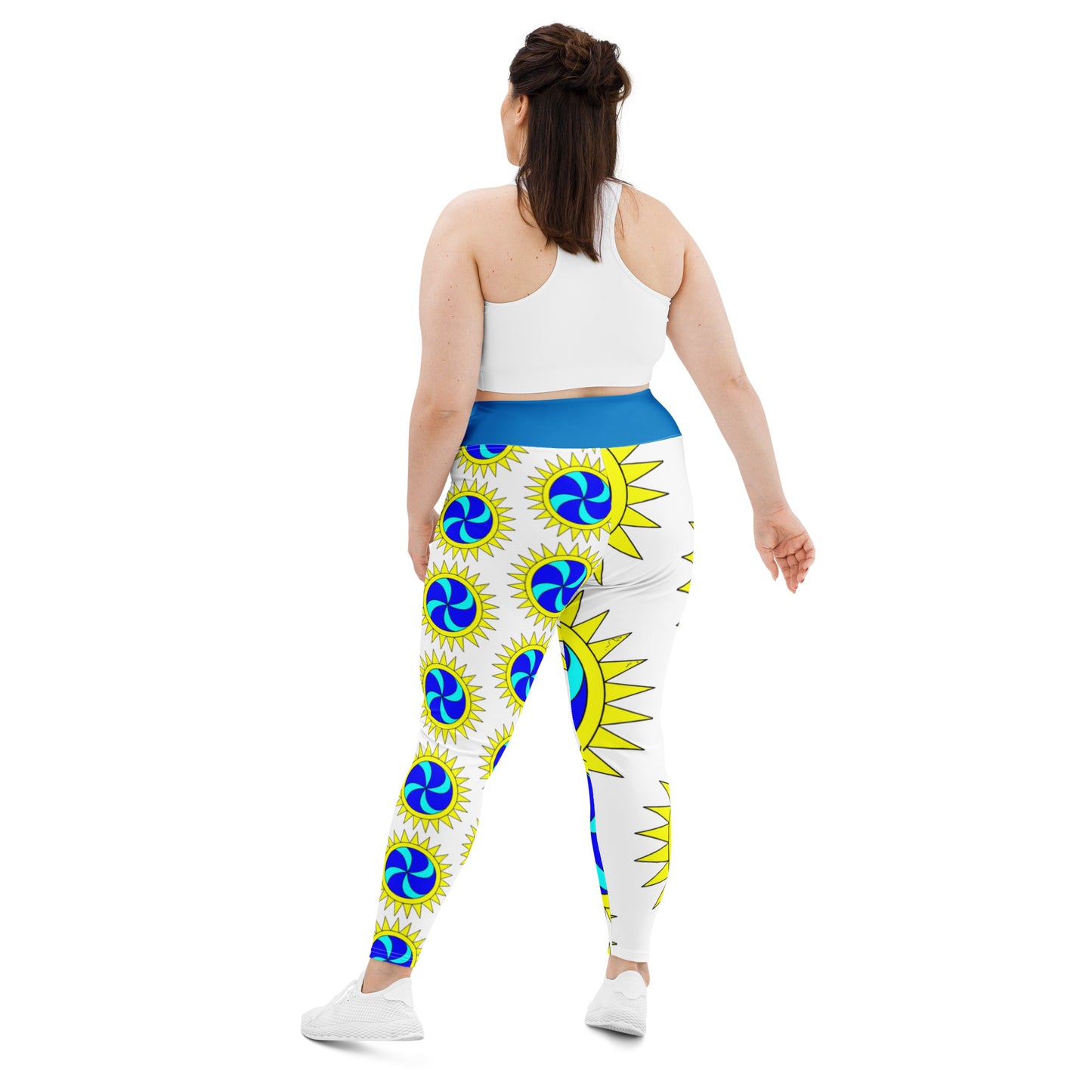 Plus Size Leggings Sun Swirls