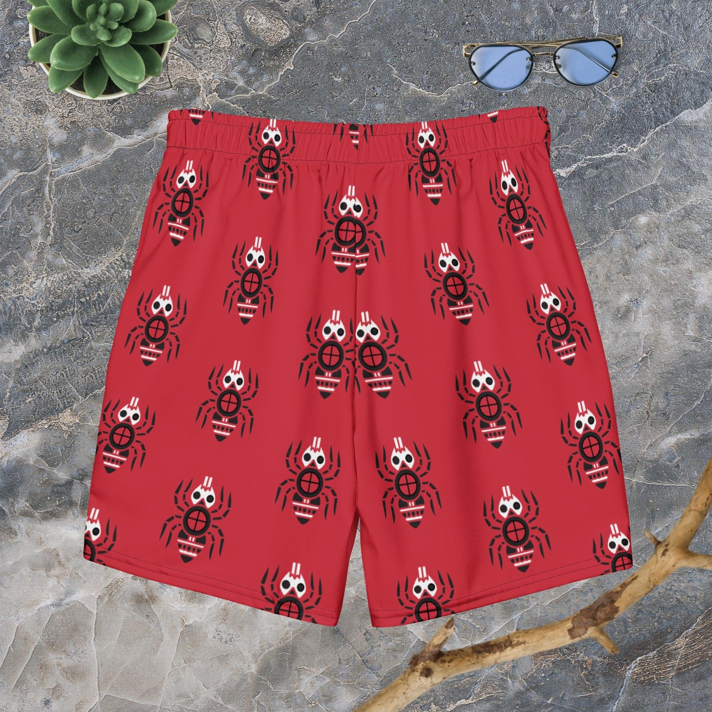 Swim Trunks Red Spider