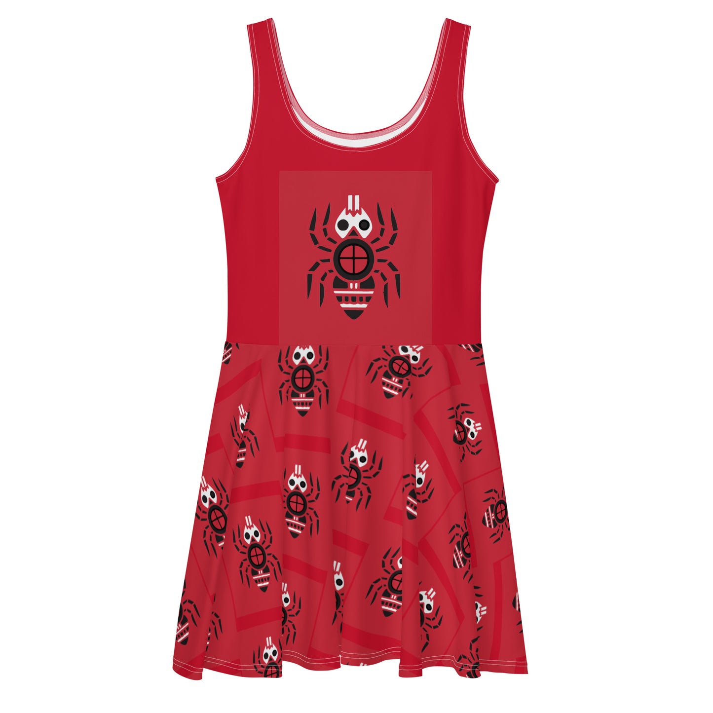 Skater Dress Red Spider