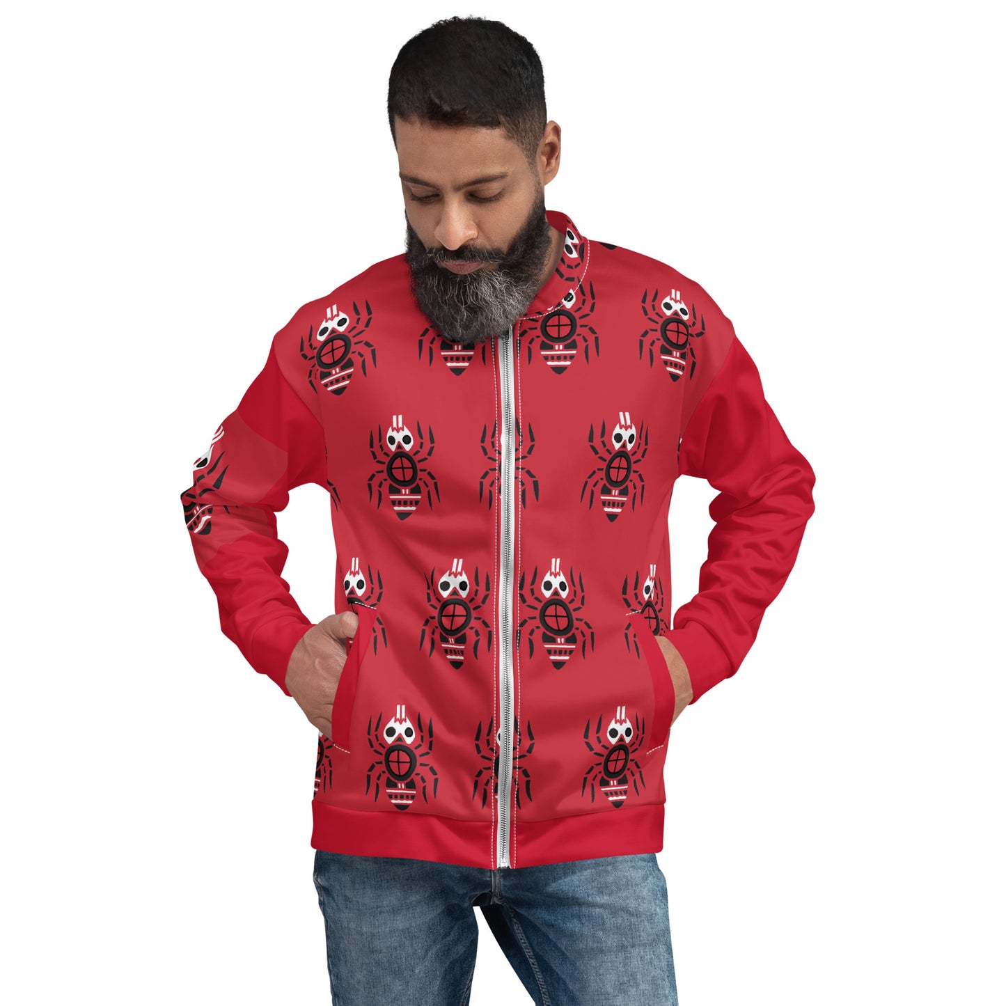 Bomber Jacket Red Spider Unisex