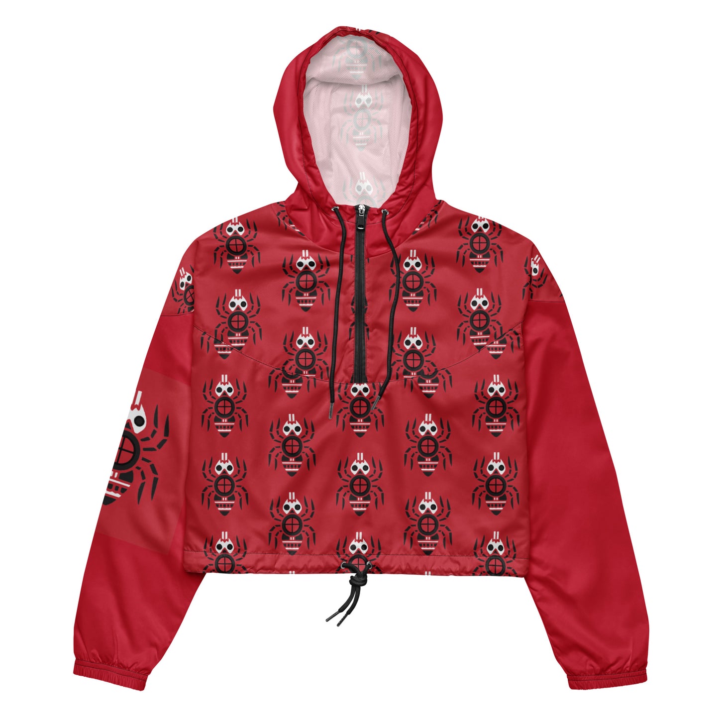Windbreaker Women's Red Spider Cropped