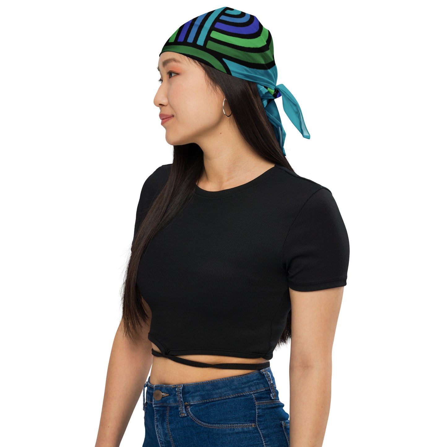 Bandana 4 Directions Teal