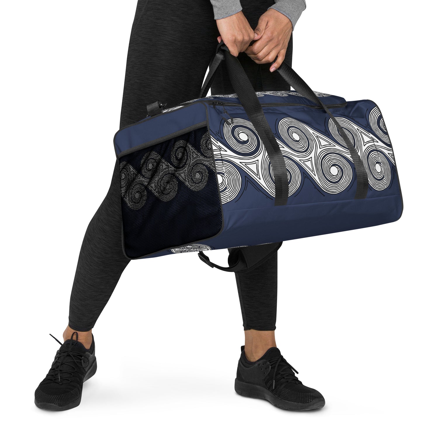 Duffle bag Navy Swirls