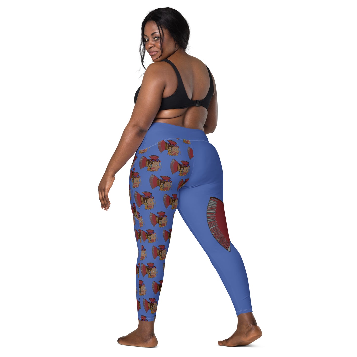 Leggings Warrior Woman with Pockets