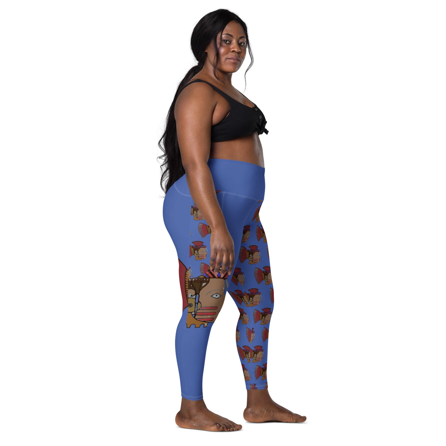 Leggings Warrior Woman with Pockets