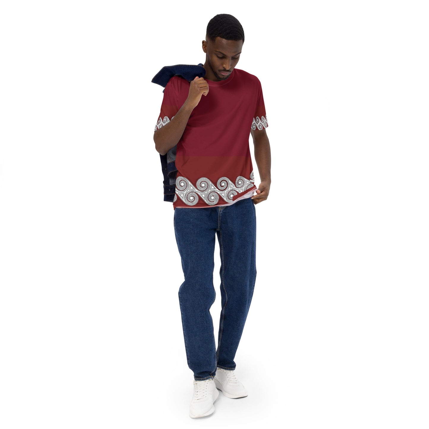 T-Shirt Men's Brick Swirls