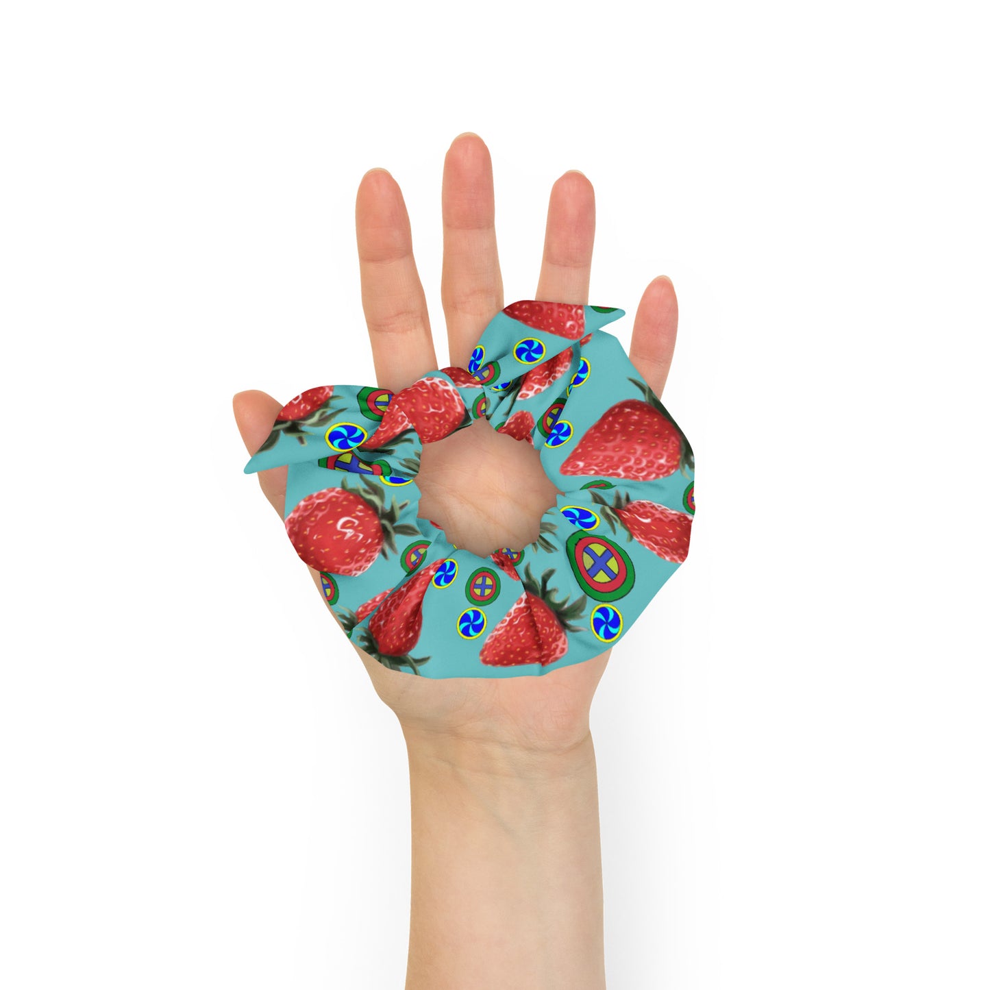 Scrunchie Strawberries and Swirls