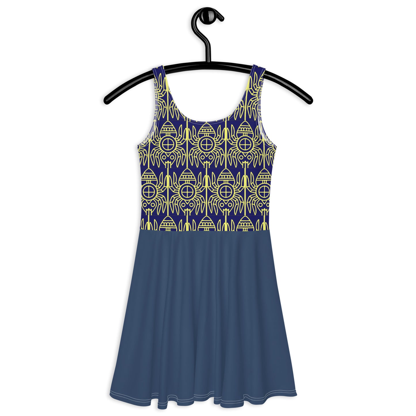 Skater Dress Navy Spider