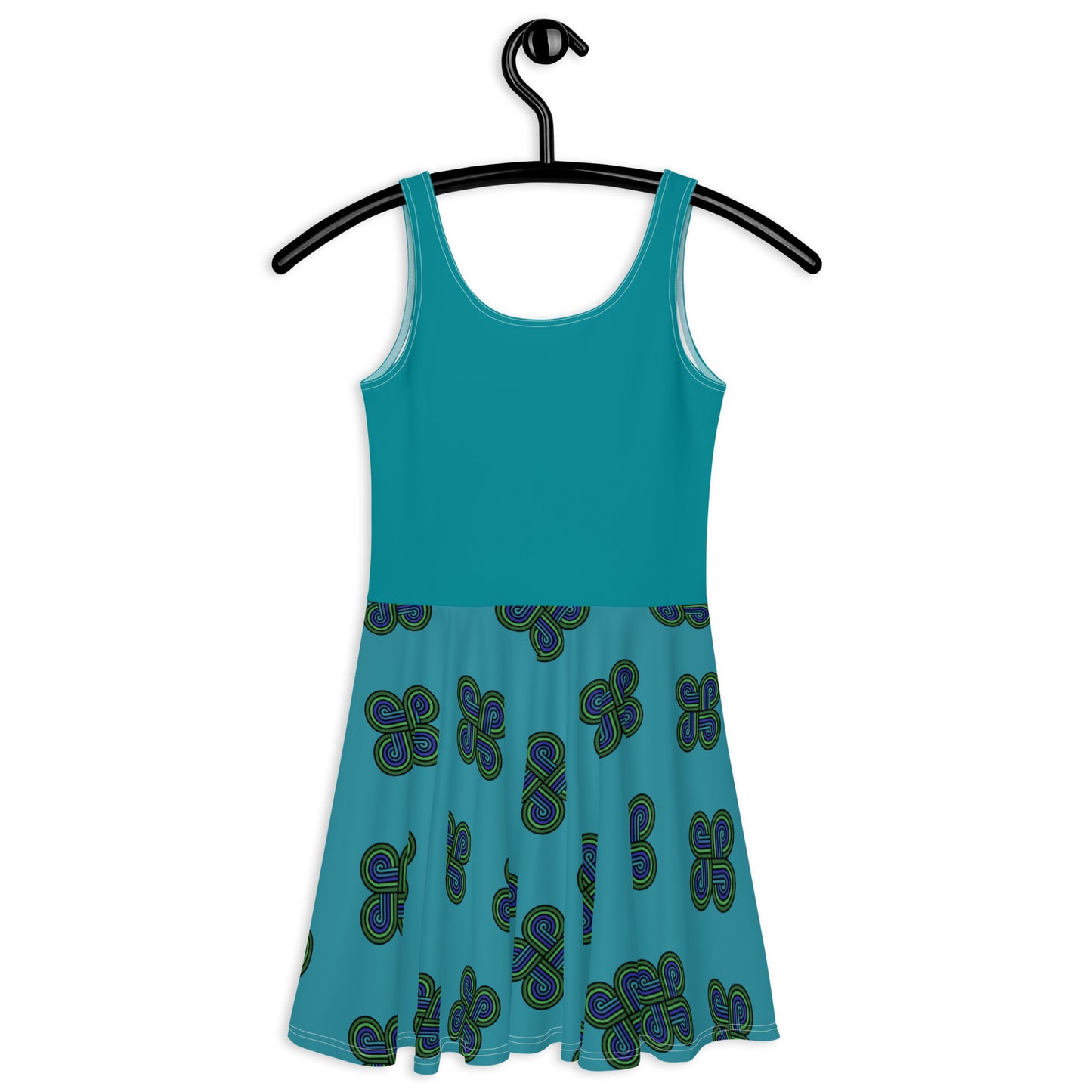 Skater Dress 4 Directions Teal