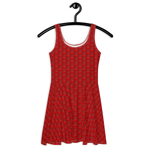 Skater Dress Red Spider