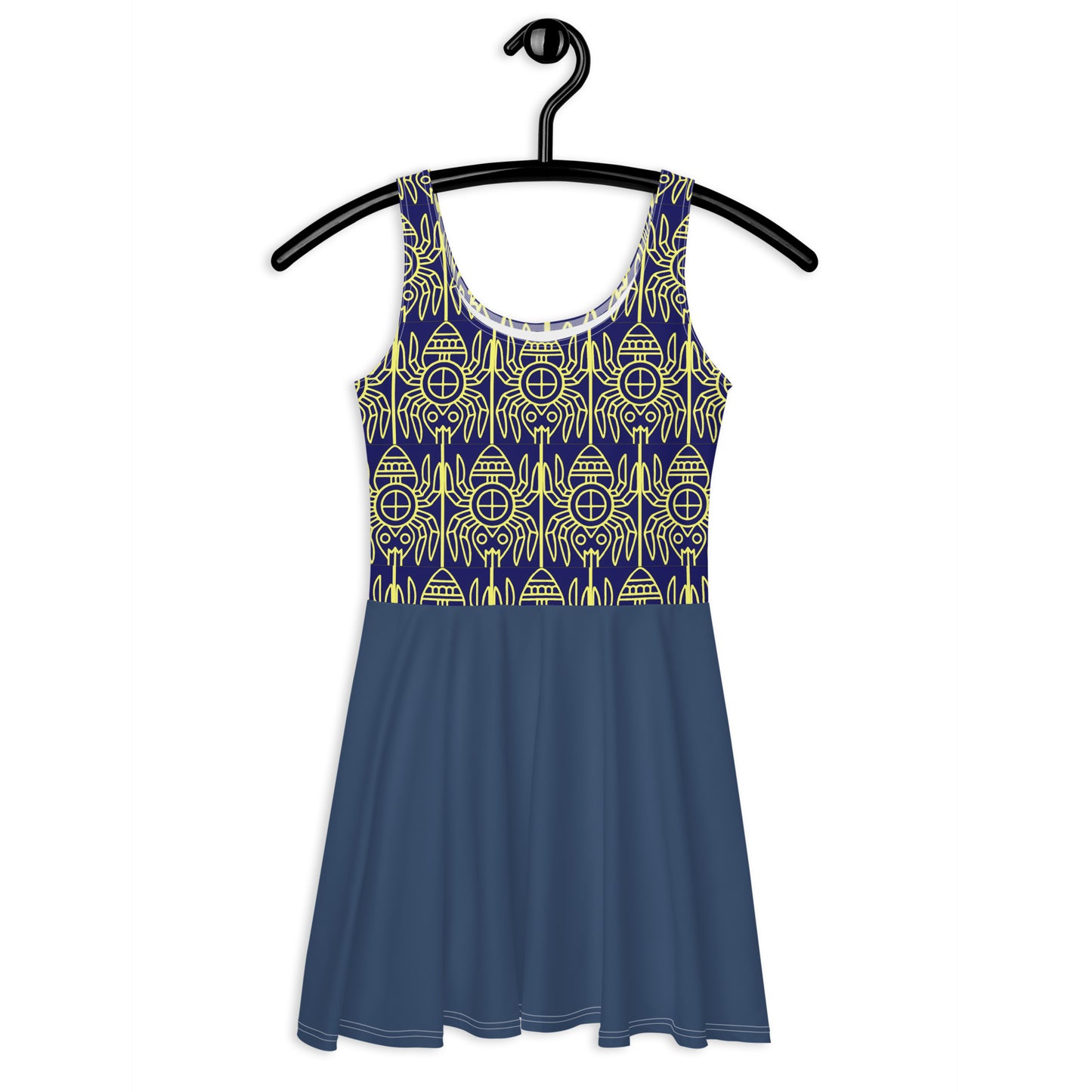 Skater Dress Navy Spider