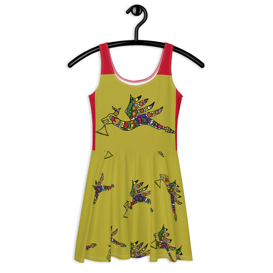 Skater Dress Winged Serpent