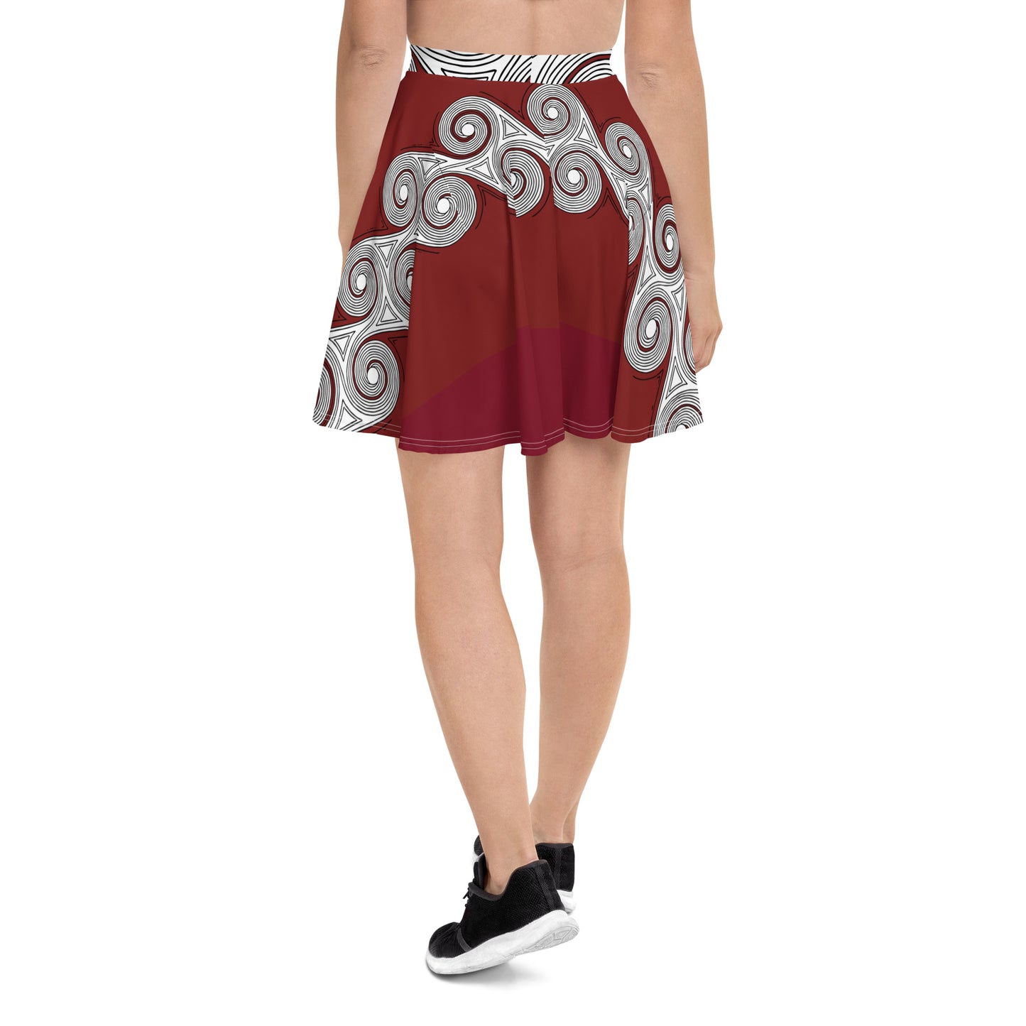 Skater Skirt Brick Swirls