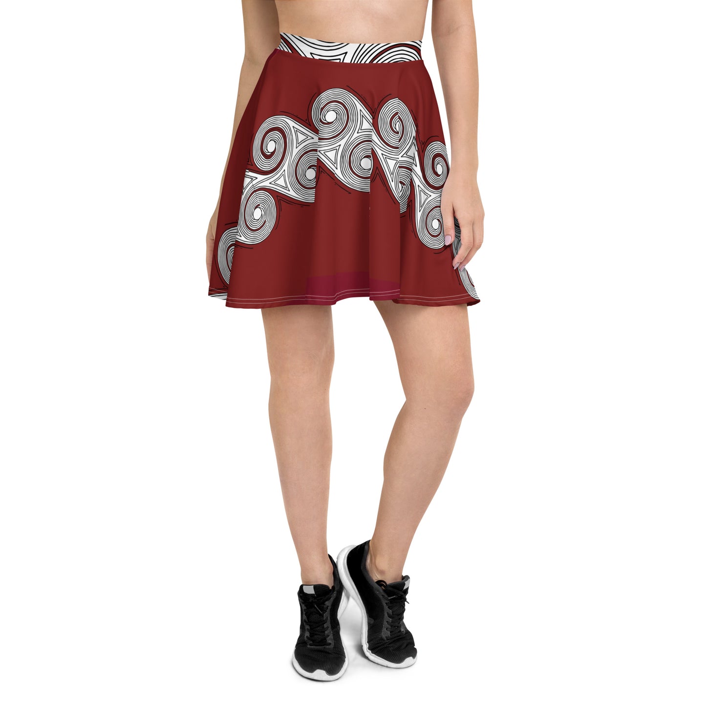 Skater Skirt Brick Swirls