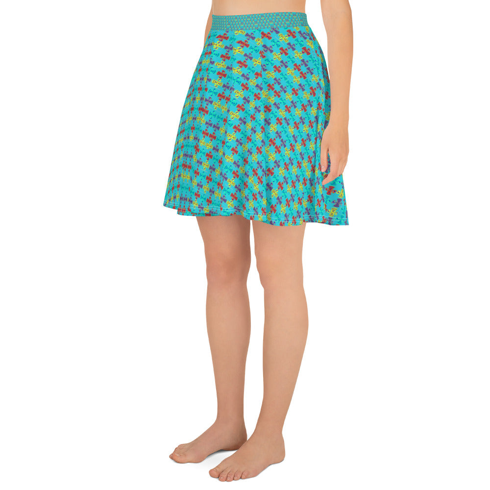 Skater Skirt Double Headed Woodpecker