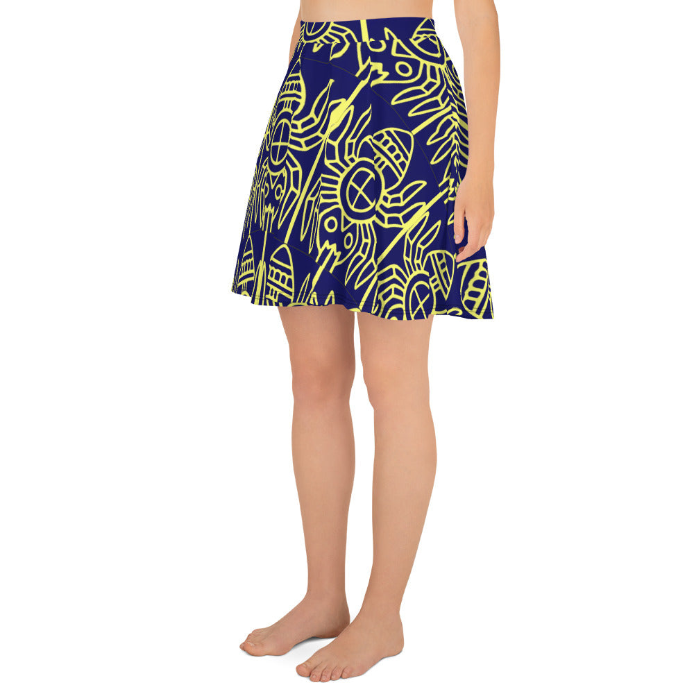 Skater Skirt Navy Spider
