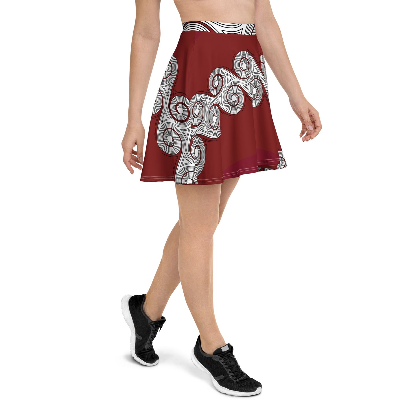 Skater Skirt Brick Swirls