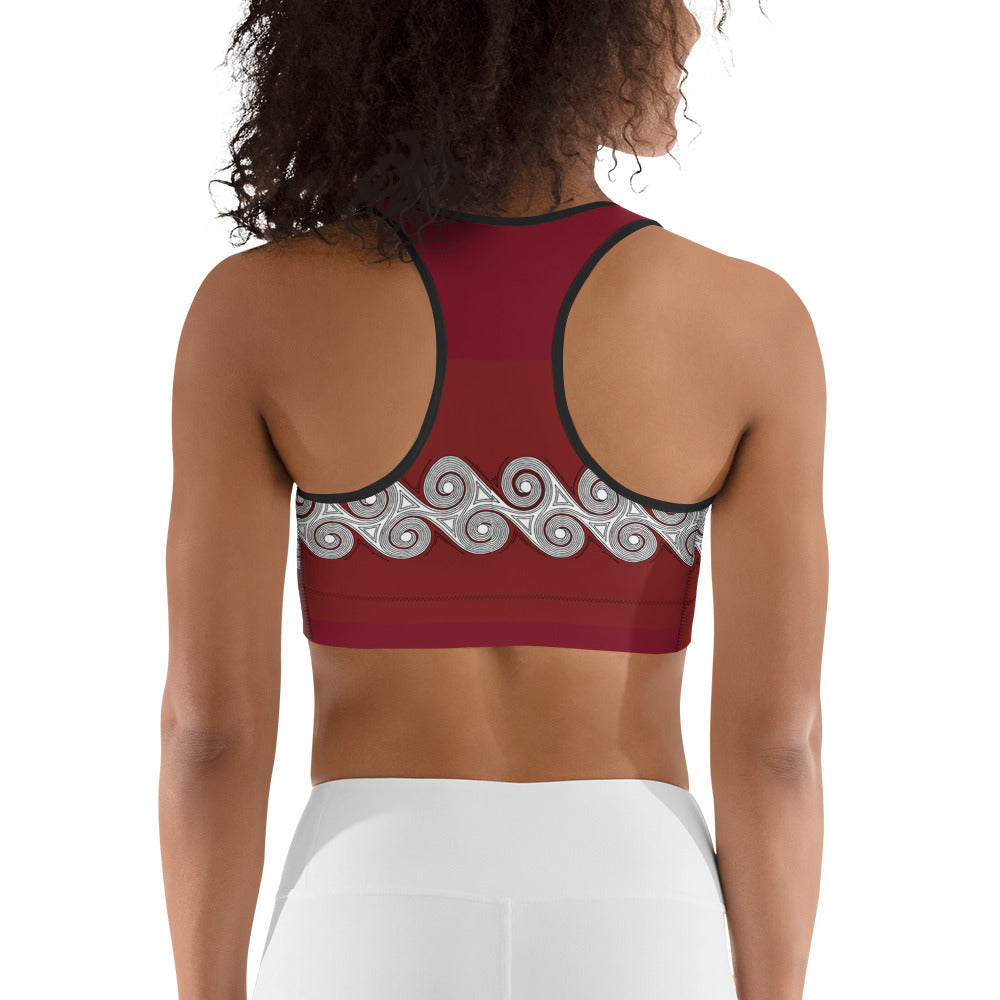 Sports bra Brick Swirls