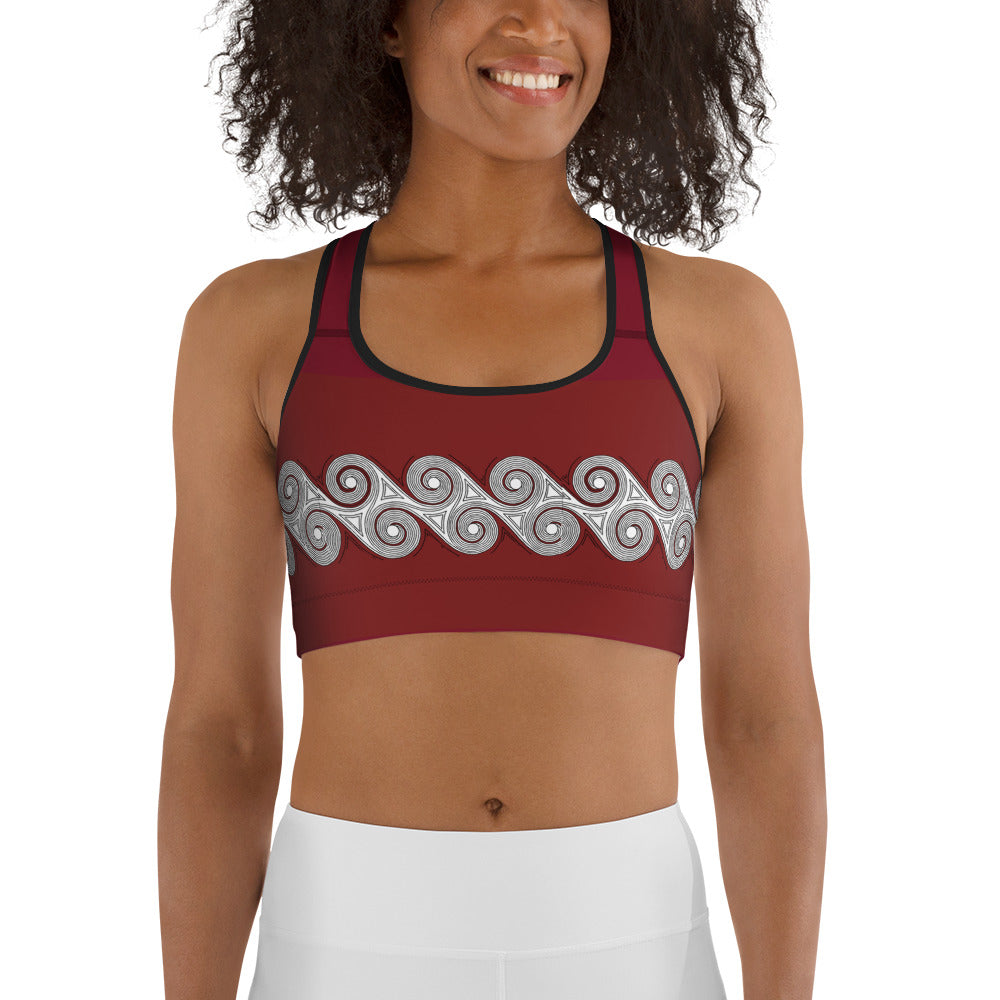 Sports bra Brick Swirls