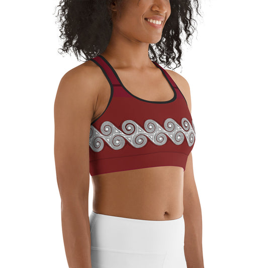 Sports bra Brick Swirls