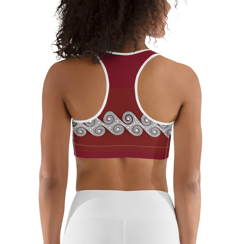 Sports bra Brick Swirls