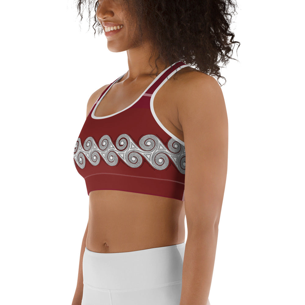 Sports bra Brick Swirls