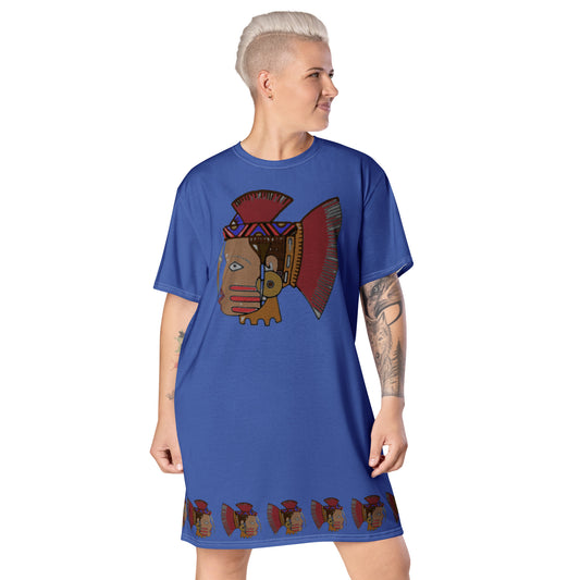 T-shirt Dress Warrior Woman