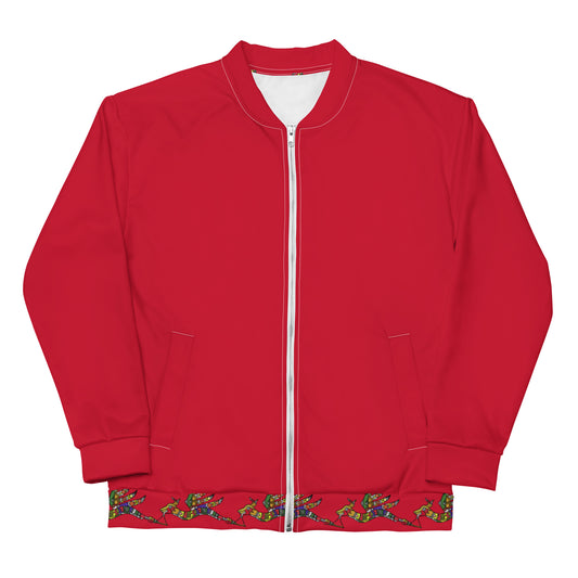 Bomber Jacket Winged Serpents RED Unisex