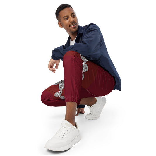 Track Pants Unisex Brick Swirls