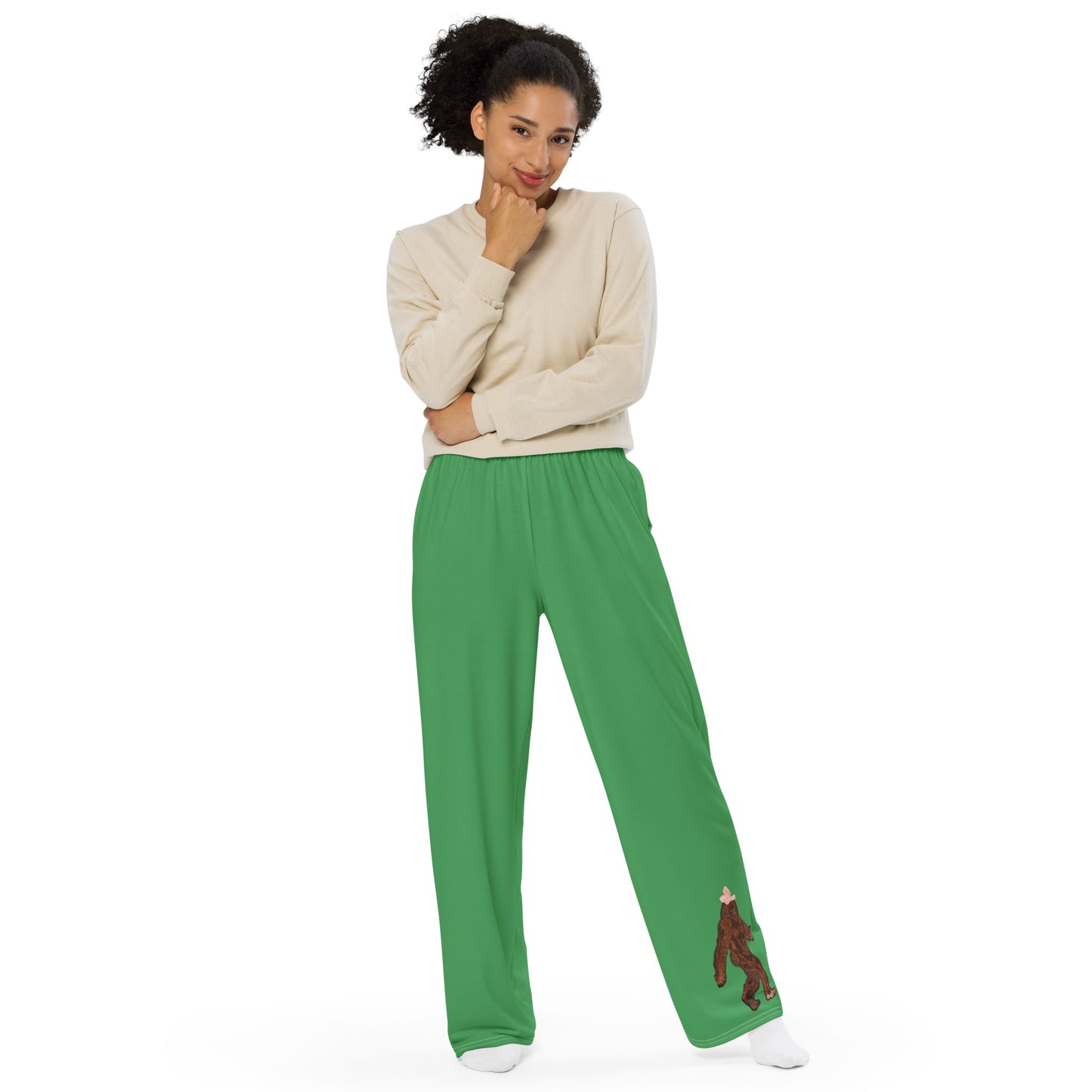 Pants Unisex Wide Leg Auntie Bigfoot