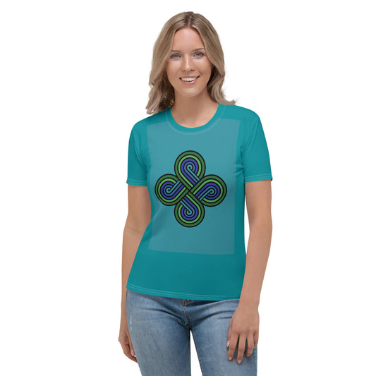 T-shirt 4 Directions Teal Women's