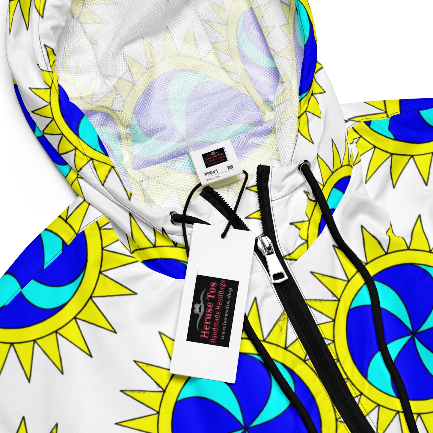 Windbreaker Women's Cropped Sun Swirl