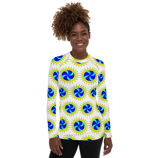 Rash Guard Sun Swirl Women's