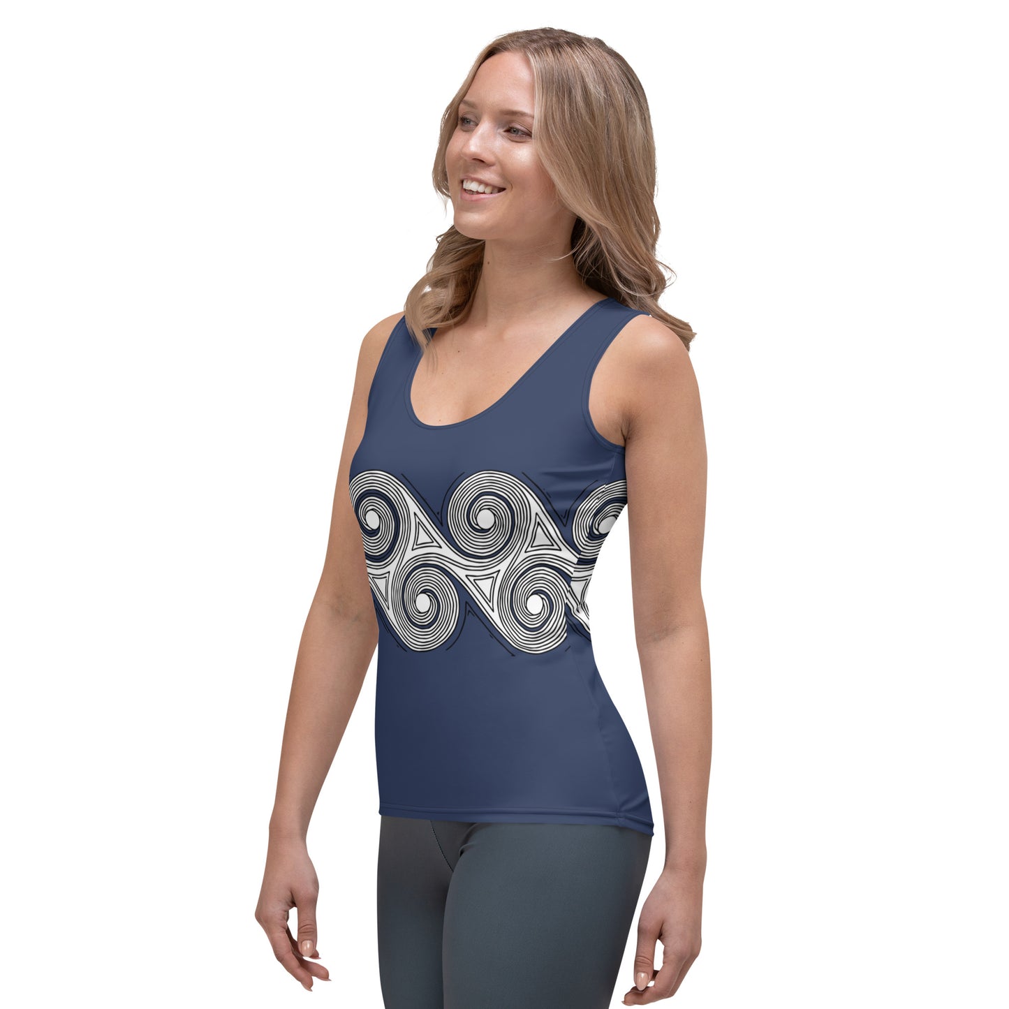 Tank Top Women's Navy Swirl