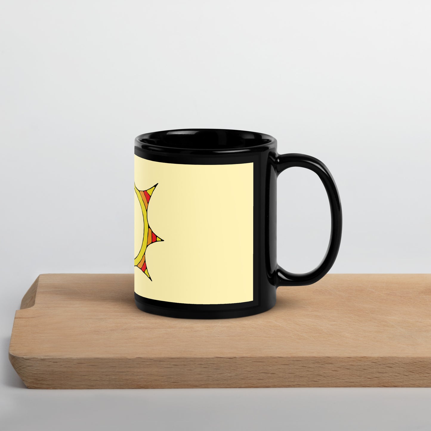 Mug Mississipian Sun Glossy Black