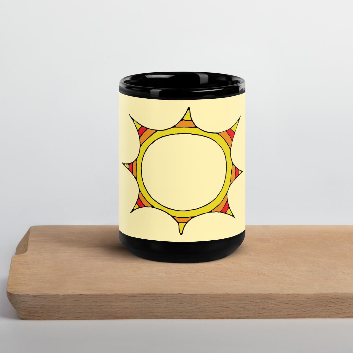 Mug Mississipian Sun Glossy Black