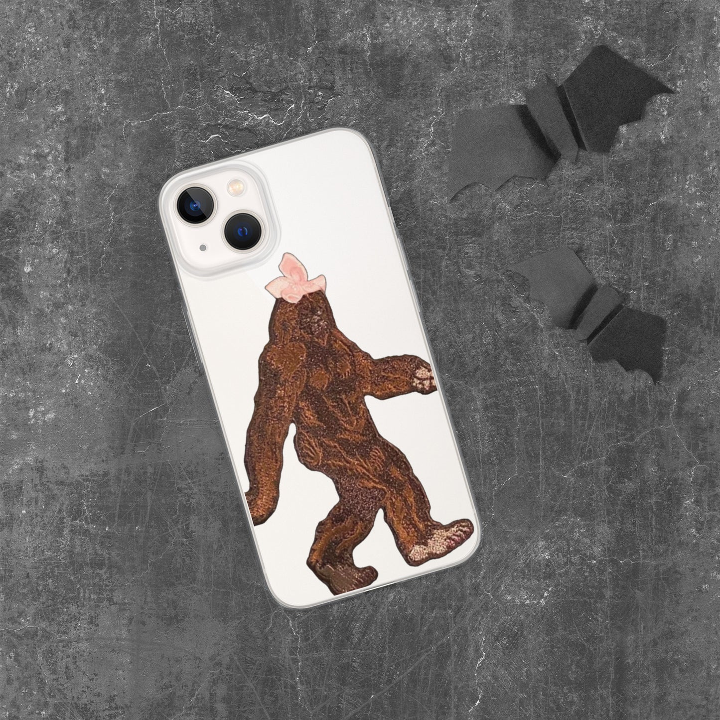 Clear Case for iPhone® Auntie  Bigfoot