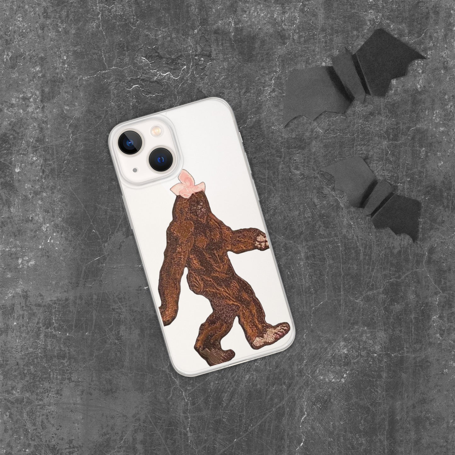 Clear Case for iPhone® Auntie  Bigfoot